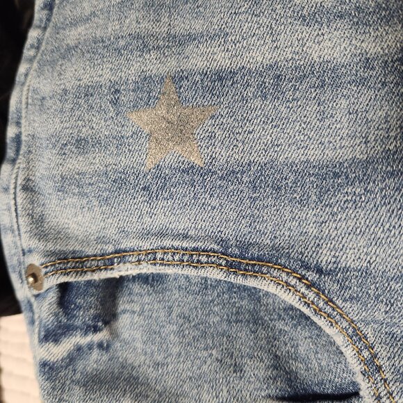 Abercrombie & Fitch Simone High Rise Ankle Stars 🌟 Size 10-12 - Picture 3 of 12
